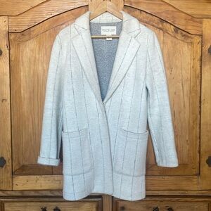 Rachel Zoe Pinstripe Wool Coat